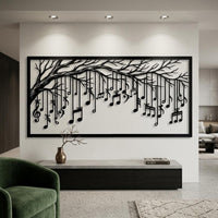 Musical Tree Metal Wall Decor
