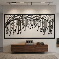 Musical Tree Metal Wall Decor