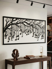Musical Tree Metal Wall Decor