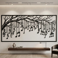 Musical Tree Metal Wall Decor