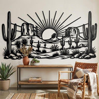 Desert Sunset Metal Wall Art