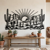 Desert Sunset Metal Wall Art