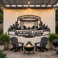 Personalized Backyard Sign