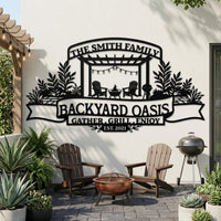Personalized Backyard Sign