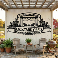 Personalized Backyard Sign
