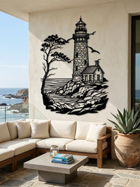 Lighthouse Metal Wall Art