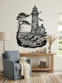 Lighthouse Metal Wall Art