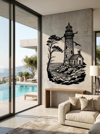 Lighthouse Metal Wall Art
