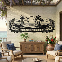 Outdoor Beach House Sign