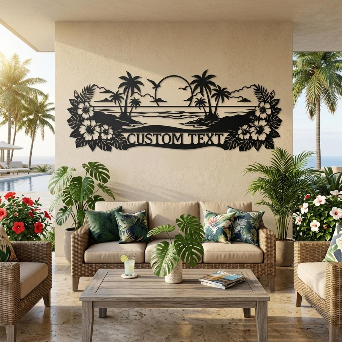 Outdoor Beach House Sign