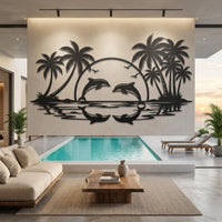 Tropical Dolphin Wall Art