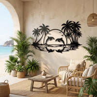 Tropical Dolphin Wall Art