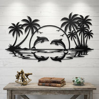 Tropical Dolphin Wall Art