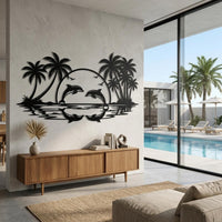 Tropical Dolphin Wall Art