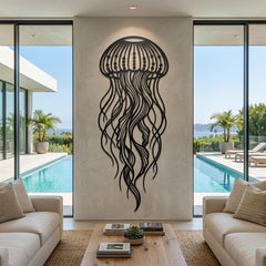 Jellyfish Metal Wall Decor