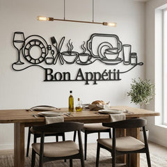 Bon Appetit Metal Wall Decor