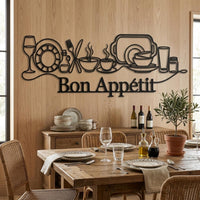 Bon Appetit Metal Wall Decor