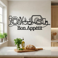 Bon Appetit Metal Wall Decor