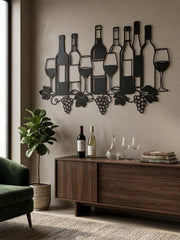Wine Celler Metal Wall Decor
