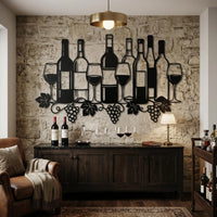 Wine Celler Metal Wall Decor