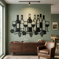 Wine Celler Metal Wall Decor
