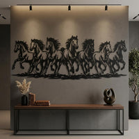 Galloping Horses Metal Wall Decor