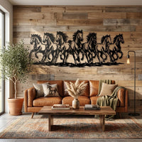 Galloping Horses Metal Wall Decor