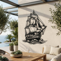 Sailboat Metal Wall Decor