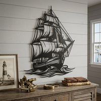 Sailboat Metal Wall Decor
