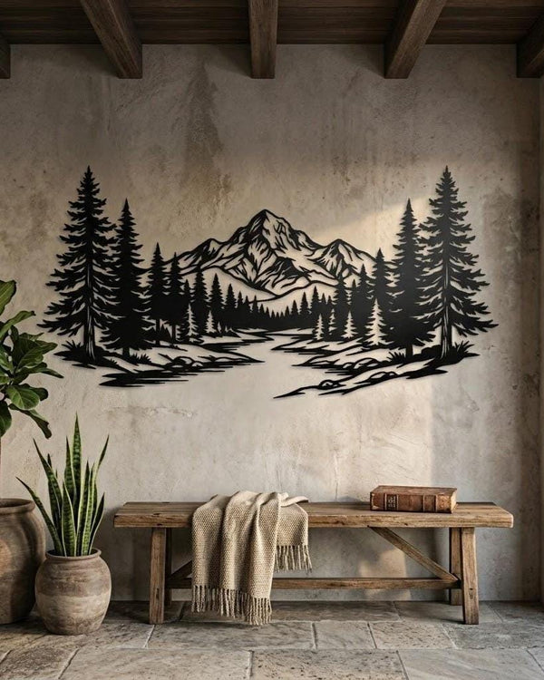 Majestic Mountain Metal Wall Art