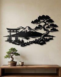 Mount Fuji Metal Wall Art