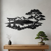 Mount Fuji Metal Wall Art