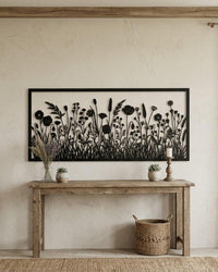 Wildflower Metal Wall Art