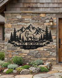 Fox Outdoor Metal Wall Art