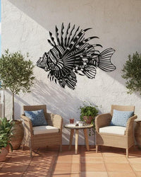 Lionfish Metal Wall Decor