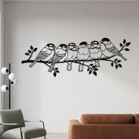 Birds on Branch Metal Wall Decor