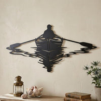 Lake Fishing Metal Wall Decor