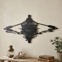 Lake Fishing Metal Wall Decor