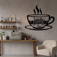 Custom Coffee Bar Metal Sign