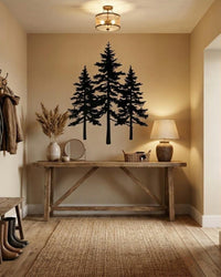 Pine Tree Metal Wall Decor