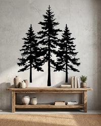 Pine Tree Metal Wall Decor
