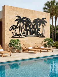 Large Pool Time Sign