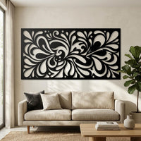 Swirl Abstract Metal Wall Art