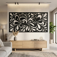 Swirl Abstract Metal Wall Art