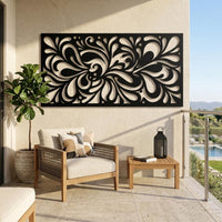 Swirl Abstract Metal Wall Art