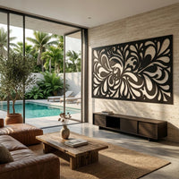 Swirl Abstract Metal Wall Art