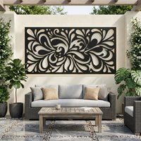 Swirl Abstract Metal Wall Art