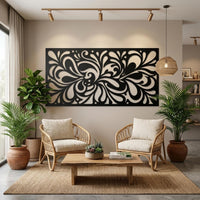 Swirl Abstract Metal Wall Art