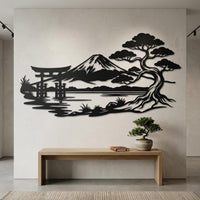 Mount Fuji Metal Wall Decor
