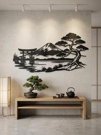 Mount Fuji Metal Wall Decor